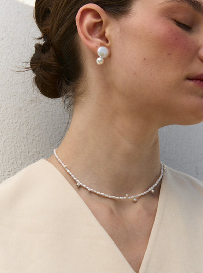 Чокер "Drops" silver
